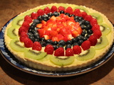 Tarte aux fruits d’été du québec