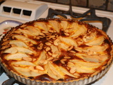 Tarte aux poires et chocolat