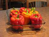 Tomates et poivrons farcis