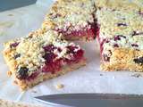 Crumble Bars aux Framboises