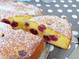 Gâteau à la Semoule et aux Cerises