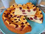 Gâteau au Fromage Blanc aux Cerises