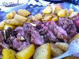 Gigot d'agneau au tournebroche menthe cumin