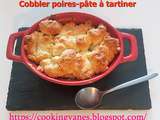 Cobbler poires-pâte à tartiner