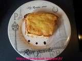 Croque monsieur maison au four