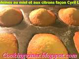 Madeleines au miel et aux citrons façon Cyril Lignac