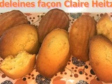 Madeleines façon Claire Heitzler