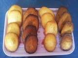 Madeleines noix de coco et pépites de chocolat