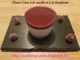 Panna Cotta à la vanille et à la framboise