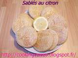 Sablés au citron