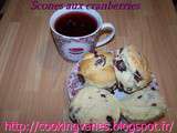 Scones aux cranberries