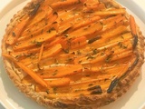 Tarte feuilletée aux carottes