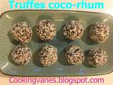 Truffes coco-rhum