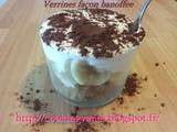 Verrines façon banoffee