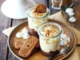 Eton mess poire et speculoos en verrine