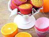 Muffins orange et pavot, sans gluten