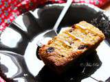 Pudding au Pain de Belledonne, raisins et amandes {végétal}