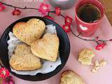 Scones des amoureux, coco et épeautre (sans lactose)