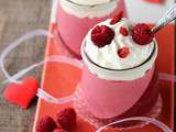 Verrine framboise, pour la Saint Valentin