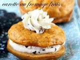 Whoopies aux carottes et au fromage frais