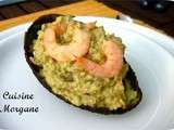 Avocats farcis aux crevettes et thon