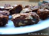 Brownie aux pépites de chocolat blanc et noix