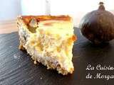 Cheesecake au miel et figues fraiches