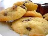 Cookies noix de coco et raisins secs