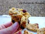 Flapjacks au sirop d'agave, miel et raisins secs