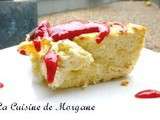 Gateau au fromage blanc (et coulis de framboise)