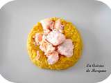 Lentilles corail au lait de coco et saumon (facon risotto)