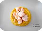 Lentilles corail au lait de coco et saumon (facon risotto)