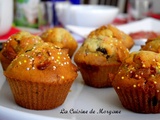 Muffins aux pépites de chocolat noir et blanc