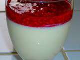 Panacotta à la framboise