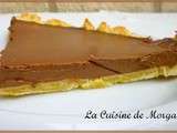 Tarte au chocolat au caramel