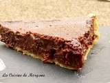 Tarte chocolat et raisins secs