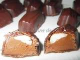 Chocolats fourrés au praliné et noisette