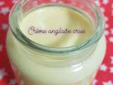 Crème anglaise crue