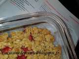 Crumble pommes / fraises