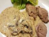 Filet mignon sauce moutarde