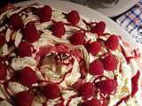 Pavlova aux framboises