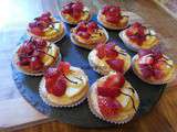 Tartelettes aux fraises et pommes caramélisées