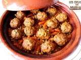 Tajine de Kefta aux petits légumes