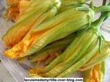 Beignets de fleurs de courgettes