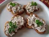 Rillettes de sardine/thon  vite fait , à déguster sur des toasts