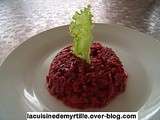 Tartare de betteraves rouges