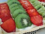 Petite tarte fraises et kiwis