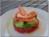 Avocat, Pomelo et Crevettes