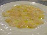 Carpaccio de St Jacques