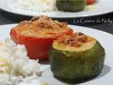 Courgettes et Tomates farcies